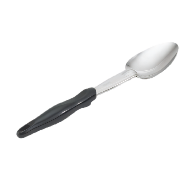 Product image #1 for Vollrath Ergo Grip Heavy Duty Solid Serving Spoon with Black Nylon Handle, 13-13/16 Inch