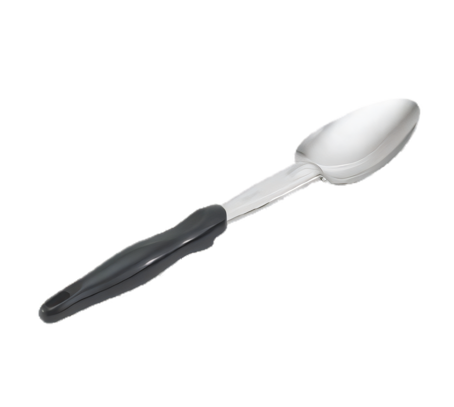 Product image #1 for Vollrath Ergo Grip Heavy Duty Solid Serving Spoon with Black Nylon Handle, 13-13/16 Inch