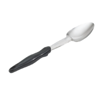 Vollrath Ergo Grip Heavy Duty Solid Serving Spoon with Black Nylon Handle, 13-13/16 Inch