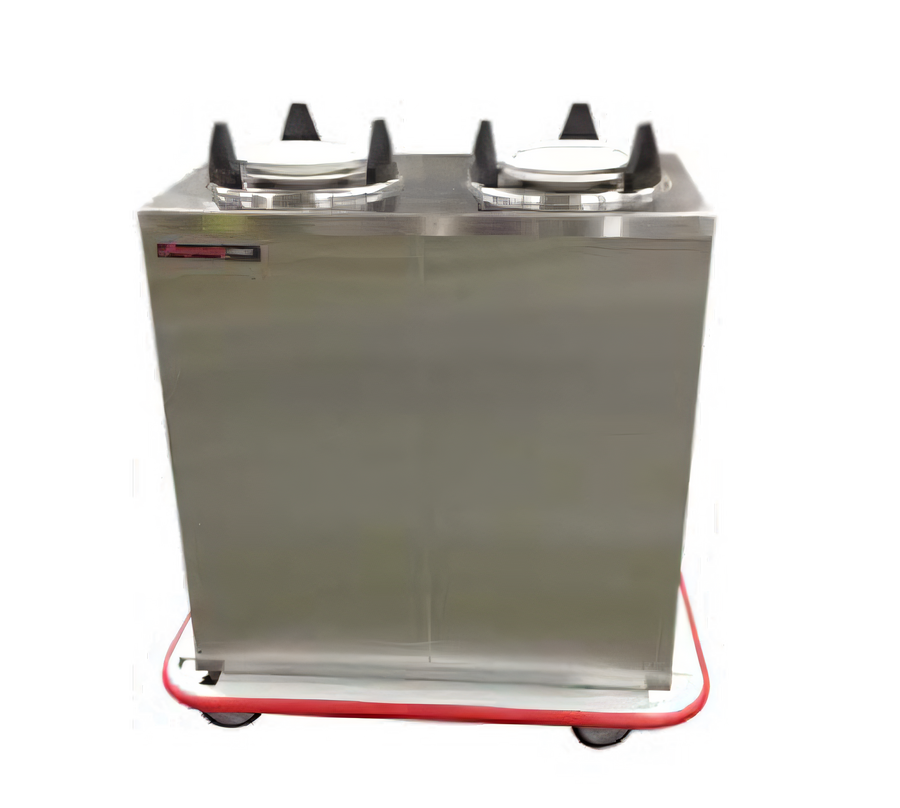 Product image #1 for Carter-Hoffmann EPD2S9 Enclosed Unheated 2-Silo Plate Dispenser Cart for 9-Inch Plates