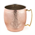 Thumbnail image #1 for 192 oz Hammered Copper Moscow Mule Mug with Handle