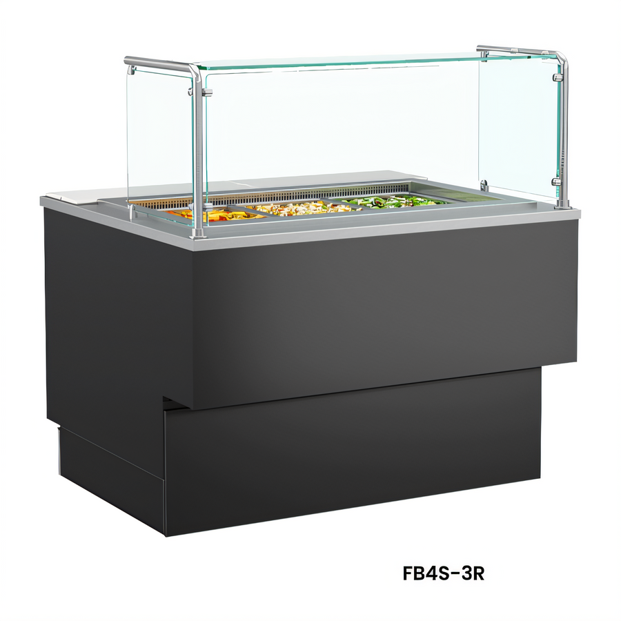 Product image #1 for Grocerant Inline Service Refrigerated Display Case, Single Deck, 2 Full-Size Pan Capacity