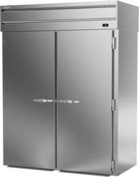 Beverage-Air P-Series Extra Tall Two-Section Roll-Thru Refrigerator, Standard Depth, 85.76 Cu. Ft., Stainless Steel, Top-Mounted Self-Contained