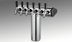 Thumbnail image #1 for Winged Tee Draft Tower, Countertop, Glycol-Cooled, 8 Faucet, Polished Chrome