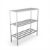 Thumbnail image #1 for John Boos 24-Inch Wide 71-Inch Long 3-Shelf Stainless Steel Cooler Rack with Bullet Feet