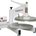 Thumbnail image #1 for DoughXpress DMS-18-120 Manual Countertop Pizza Dough Press with Heated Upper Platen, Up to 18-Inch Diameter, 120V