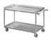 Thumbnail image #2 for Channel Lifetime Tough Heavy-Duty Aluminum Utility/Bussing Cart, 53 x 29 x 36 Inches, 2 Shelves, 500 lb Capacity
