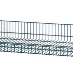 Thumbnail image #1 for Quantum Store Grid SG-LS1848P Wire Shelf with Retaining Front Edge, 48 x 18 x 7-1/2 Inches, Green Epoxy Antimicrobial Finish