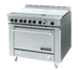 Thumbnail image #1 for Garland 36E Series 36-Inch Heavy Duty Electric Boiling Plate Range with Standard Oven