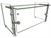 Thumbnail image #1 for Hatco Flav-R-Shield ORBIT900 Single-Sided Full-Service Pass-Over Sneeze Guard, 1 Bay, 36 Inches Wide x 24 Inches Deep