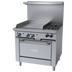 Thumbnail image #1 for Garland G Starfire Pro 36-Inch Gas Restaurant Range with 2 Open Burners, 24-Inch Griddle, and Convection Oven