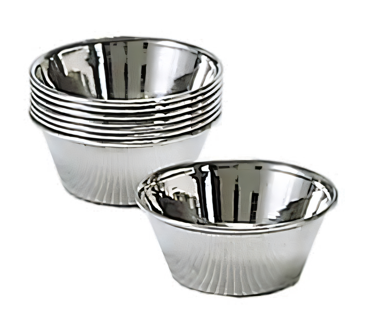 Product image #1 for Admiral Craft Stainless Steel Tapered Nestable Sauce Cup, 1-1/2 oz., 12-Pack