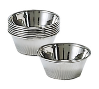 Admiral Craft Stainless Steel Tapered Nestable Sauce Cup, 1-1/2 oz., 12-Pack