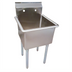 Thumbnail image #1 for BK Resources 27-Inch Wide Single-Compartment Utility Sink with 24 x 21 x 14-Inch Bowl