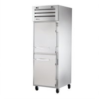 SPEC SERIES One-Section Dual-Temperature Reach-In Refrigerator/Freezer with Two Half Solid Swing Doors