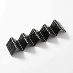 Thumbnail image #1 for American Metalcraft THMB5 Melamine Taco Holder, Black Faux Slate, 4 or 5 Compartments, 13-1/4 Inch Case of 36