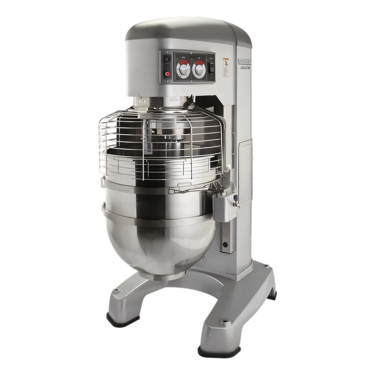 Product image #1 for Hobart Legacy+ HL1400C-2STD 140-Quart Correctional Heavy-Duty Planetary Floor Mixer with Bowl, Beater, Dough Hook and Bowl Truck