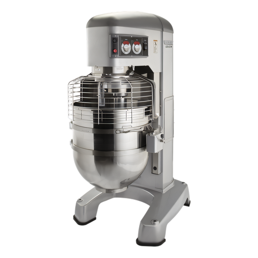 Product image #1 for Hobart Legacy+ HL1400C-2STD 140-Quart Correctional Heavy-Duty Planetary Floor Mixer with Bowl, Beater, Dough Hook and Bowl Truck
