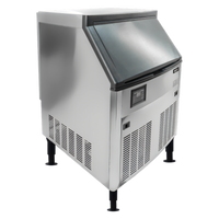 Omcan USA IC-CN-0289S Cube-Style Ice Maker with Bin, Self-Contained Air-Cooled, Full Cube, 280 lb/Day