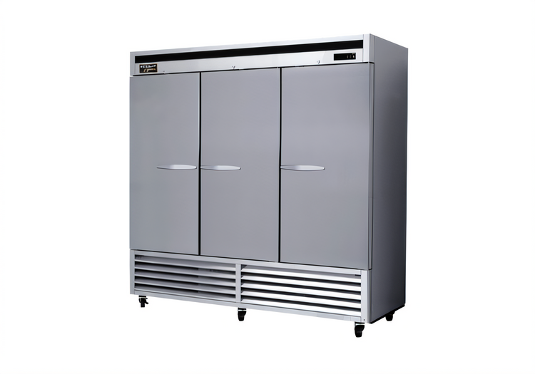 Product image #1 for Kool-It Signature KBSF-3 Three-Section Reach-In Freezer, 66 Cu. Ft., Bottom-Mounted Self-Contained Refrigeration