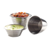 Thumbnail image #1 for American Metalcraft 2-1/2-Ounce Stainless Steel Ribbed Sauce Cup