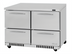 Thumbnail image #1 for Turbo Air PRO Series 2-Section Front-Breathing Undercounter Drawer Refrigerator, 48 1/4 Inch Wide, Stainless Steel