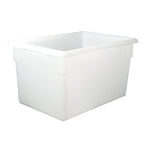 Thumbnail image #1 for Rubbermaid FG350100WHT 21.5-Gallon White Polyethylene Food/Tote Box, 26 x 18 x 15 in, Date Control Panel Case of 6