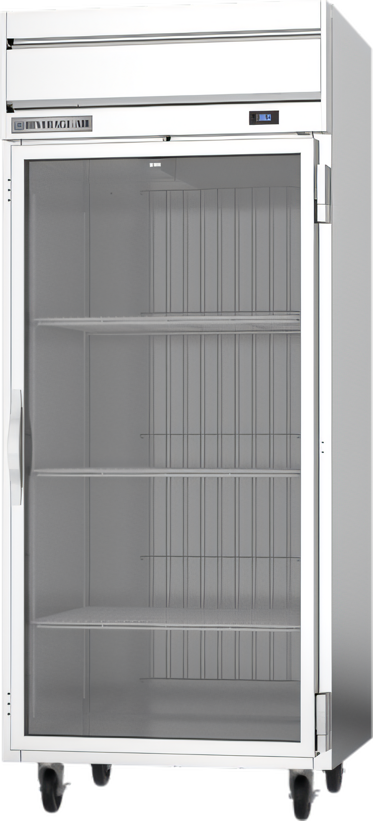 Product image #1 for Beverage-Air Horizon Series 1-Section Top-Mount Reach-In Refrigerator with Wide Right-Hand Hinged Glass Door
