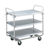Thumbnail image #1 for Vollrath Caravelle Heavy-Duty Stainless Steel 3-Shelf Utility Cart, 500 lb Capacity