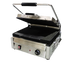 Thumbnail image #1 for Commercial Single Countertop Panini Press with Grooved Cast Iron Plates, 12 x 15 Inch Surface