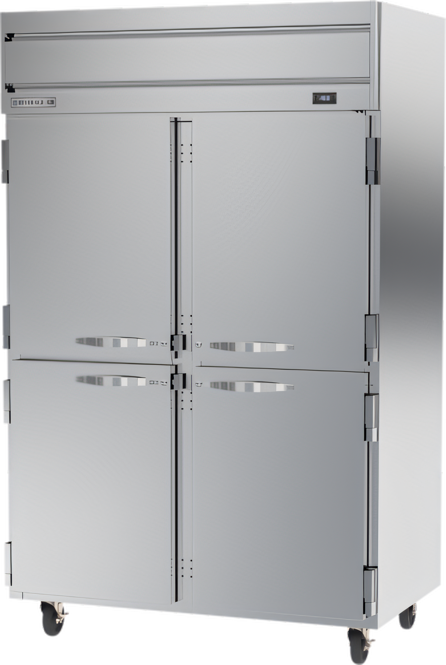 Product image #1 for Beverage Air Horizon Series Two-Section Top-Mounted Reach-In Freezer with Half-Solid Doors, 45.2 Cu. Ft.