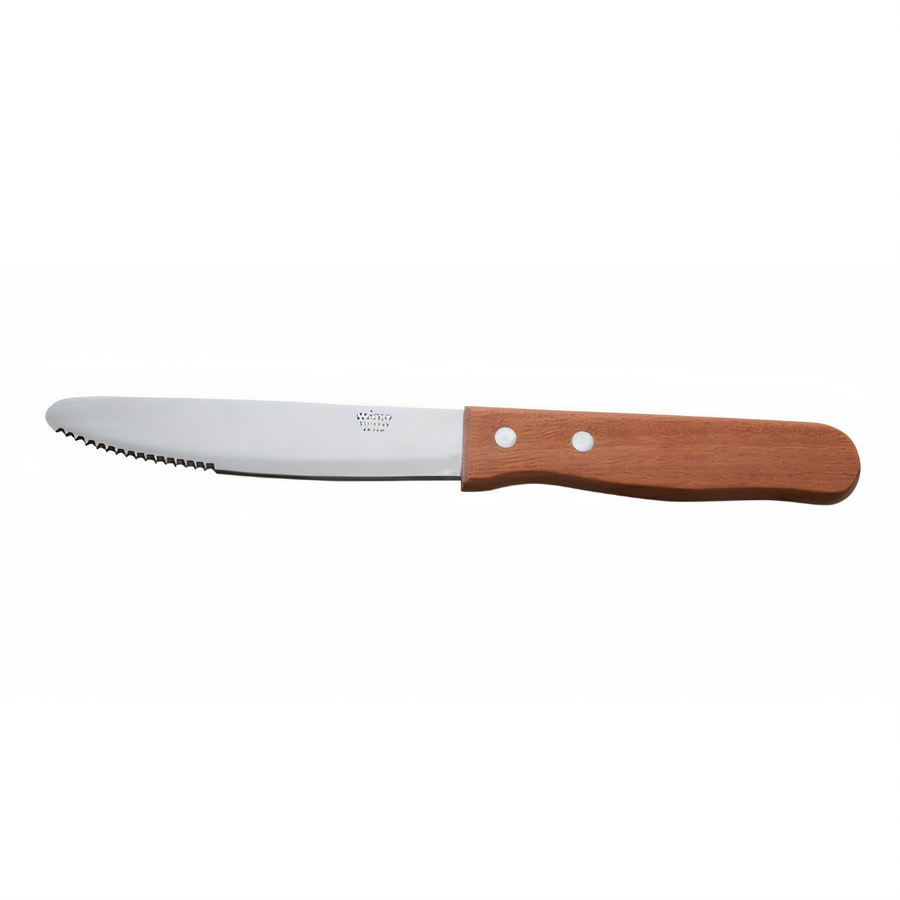 Product image #1 for Winco Jumbo 10-Inch Steak Knife with 5-Inch Stainless Steel Blade and Oak Wood Handle