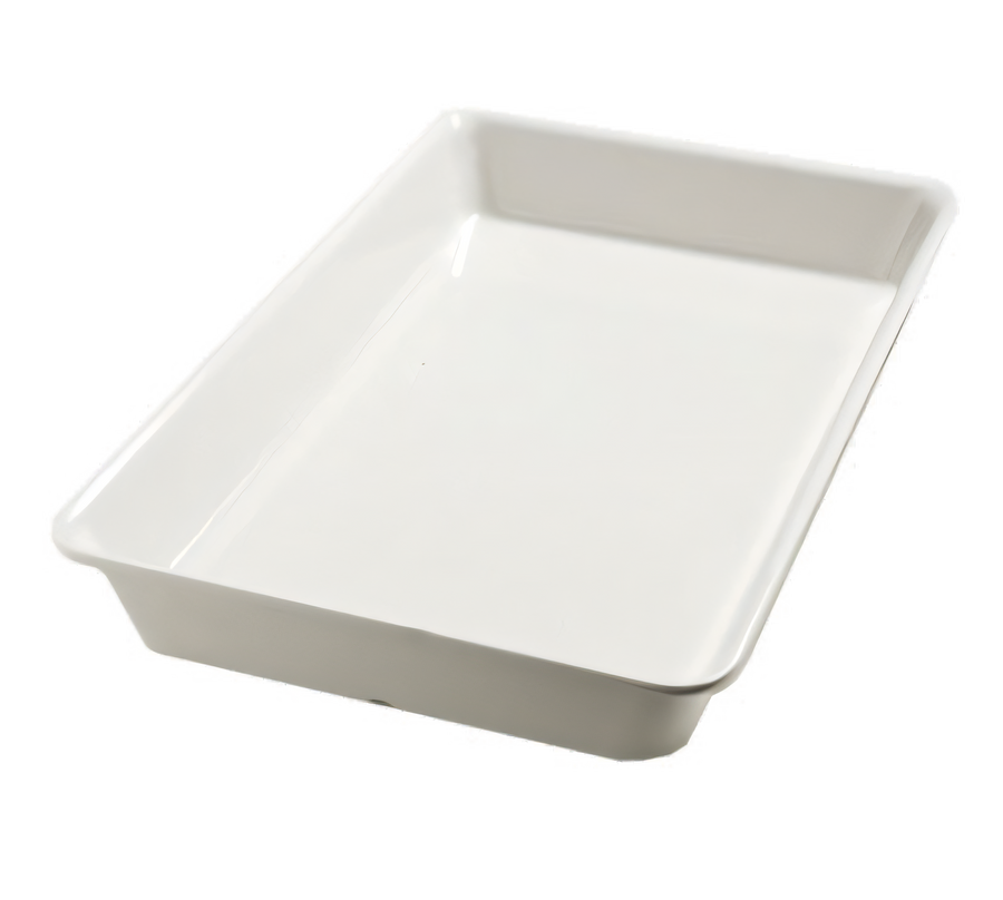 Product image #1 for Balsam™ Full-Size Rectangular Melamine Displayware Pan, Bavarian Cream