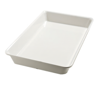 Balsam™ Full-Size Rectangular Melamine Displayware Pan, Bavarian Cream