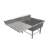Thumbnail image #1 for John Boos Pro-Bowl 2-Compartment Platter Sink with Left Drainboard, 16/300 Stainless Steel