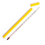 Thumbnail image #1 for CDN TCH130 Chocolate Tempering Thermometer, 40–130°F, Waterproof Laboratory Glass, Non-Mercuric Column Case of 6