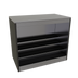 Thumbnail image #1 for Glastender Open Front Back Bar Liquor Display Cabinet with 3-Step LED Shelves, 42 Inch Wide