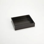 Thumbnail image #1 for American Metalcraft MW1210 Half-Size Espresso Wood Serving Crate Case of 6