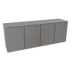 Thumbnail image #1 for Glastender DS96 96-Inch Non-Refrigerated Four-Section Back Bar Dry Storage Cabinet with Solid Hinged Doors