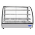 Thumbnail image #1 for Atosa CHDC-56 Countertop Heated Display Case with Curved Front Glass and Rear Sliding Doors
