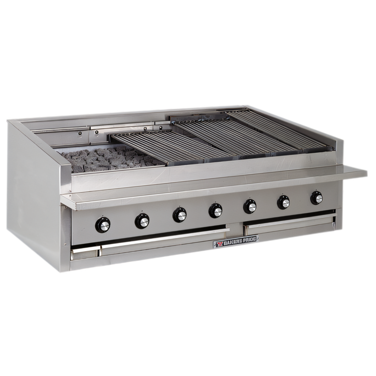 Product image #1 for Bakers Pride Dante Series 60-Inch Low-Profile Countertop Radiant Gas Charbroiler