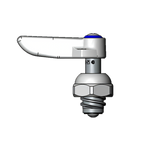 Thumbnail image #1 for T&S Brass 002709-40 Faucet Spindle Assembly, LTC, Lever Handle, Cold Blue Index, Chrome-Plated Brass