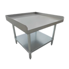 Thumbnail image #1 for Serv-Ware Stainless Steel Equipment Stand with 1-Inch Up-Turn, 48 x 30 x 24 Inches