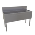 Thumbnail image #1 for Glastender Free-Standing Stainless Steel Underbar Drainboard with Removable Perforated Insert, 48 x 19 Inches