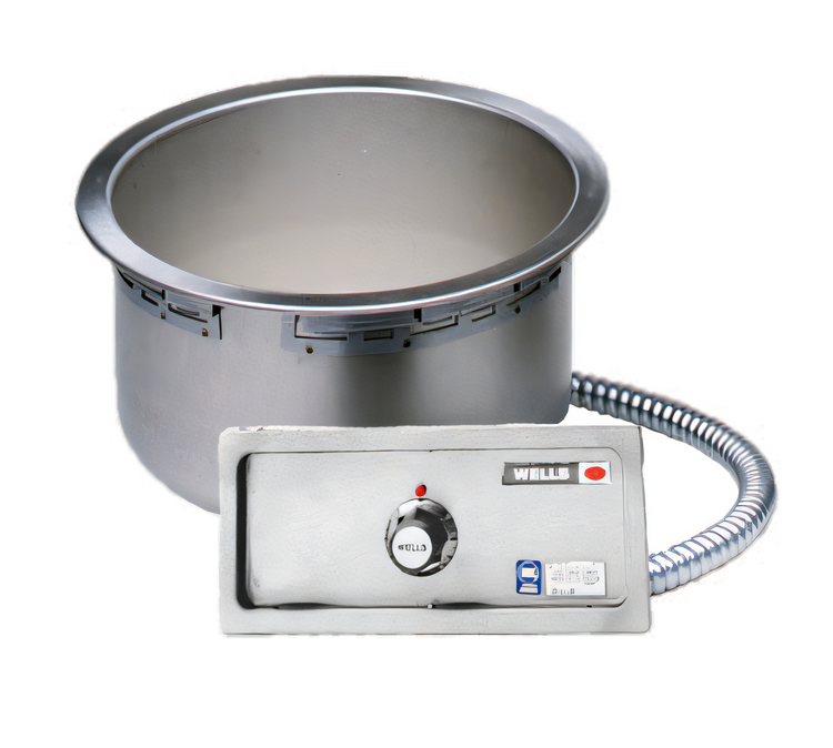 Product image #1 for Wells SS-8TDUIAF 7 Quart Round Drop-In Auto-Fill Food Warmer, 208/240V
