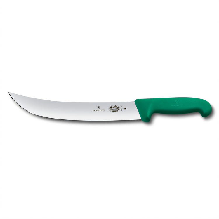Product image #1 for Victorinox Fibrox® HACCP 10-Inch Stamped Cimeter Knife with Green Fibrox Handle