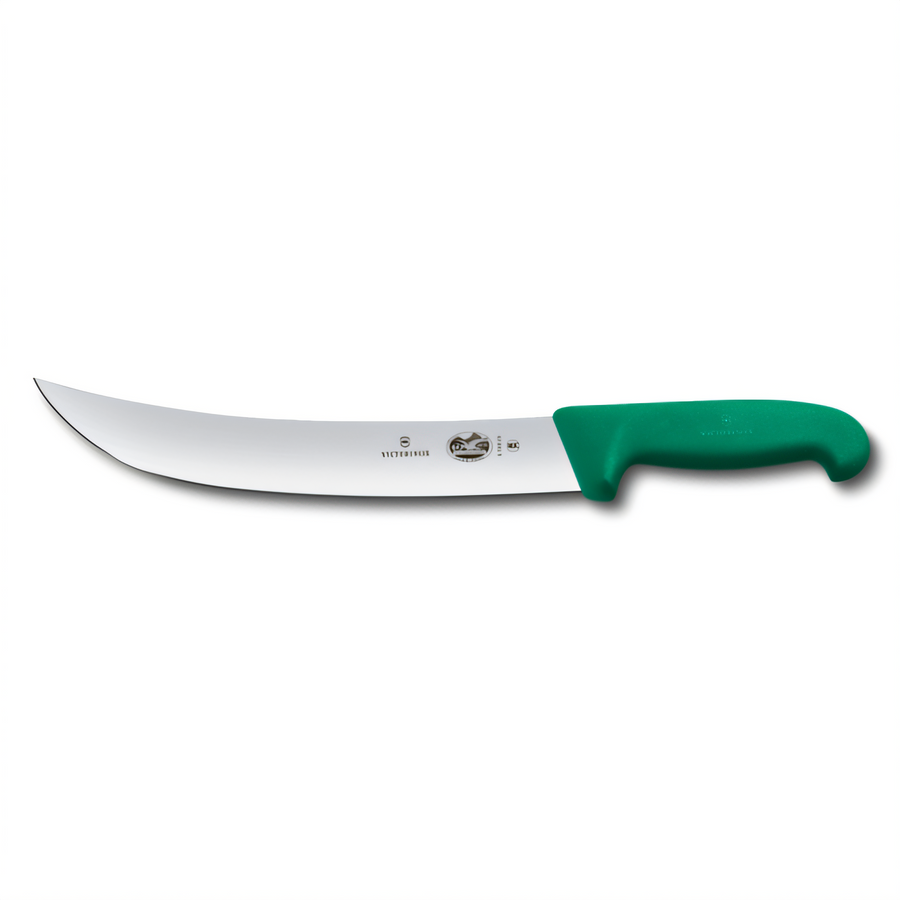 Product image #1 for Victorinox Fibrox® HACCP 10-Inch Stamped Cimeter Knife with Green Fibrox Handle