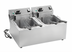 Thumbnail image #1 for Vollrath Countertop Double-Well Electric Deep Fryer, 10 lb Capacity Per Well, 120V
