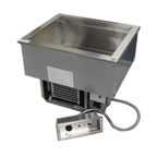 Thumbnail image #1 for Delfield N8630P Drop-In Hot/Cold Food Well, 30-3/4-Inch, 2-Pan, 12 x 20-Inch Pans, Self-Contained Refrigeration