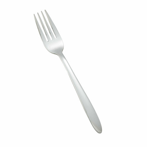 Product image #1 for Flute Pattern 7-3/8-Inch Dinner Fork, 18/0 Stainless Steel, Heavyweight, Mirror Finish